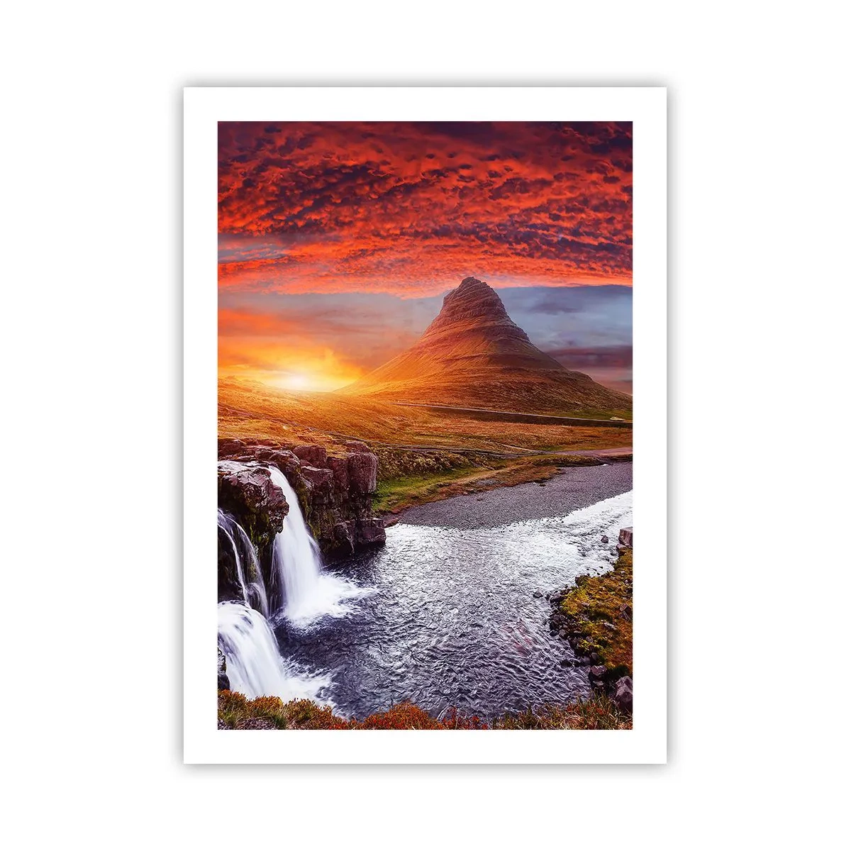 Affisch - Utsikt över Midgård - 50x70 cm