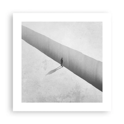 Affisch - Tydligt mål - 40x40 cm