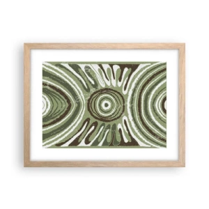 Affisch i ram av ljusek - Explosion av känslor - 40x30 cm