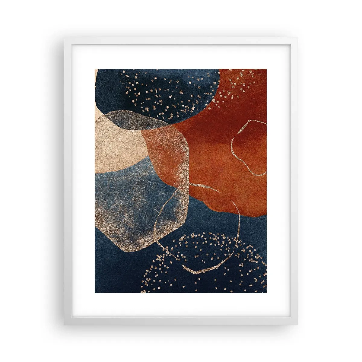 Affisch i vit ram - Existensens lätthet - 40x50 cm