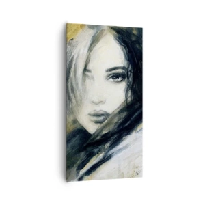 Canvastavla - Bild på duk - Mera oskyldig eller sensuell? - 65x120 cm