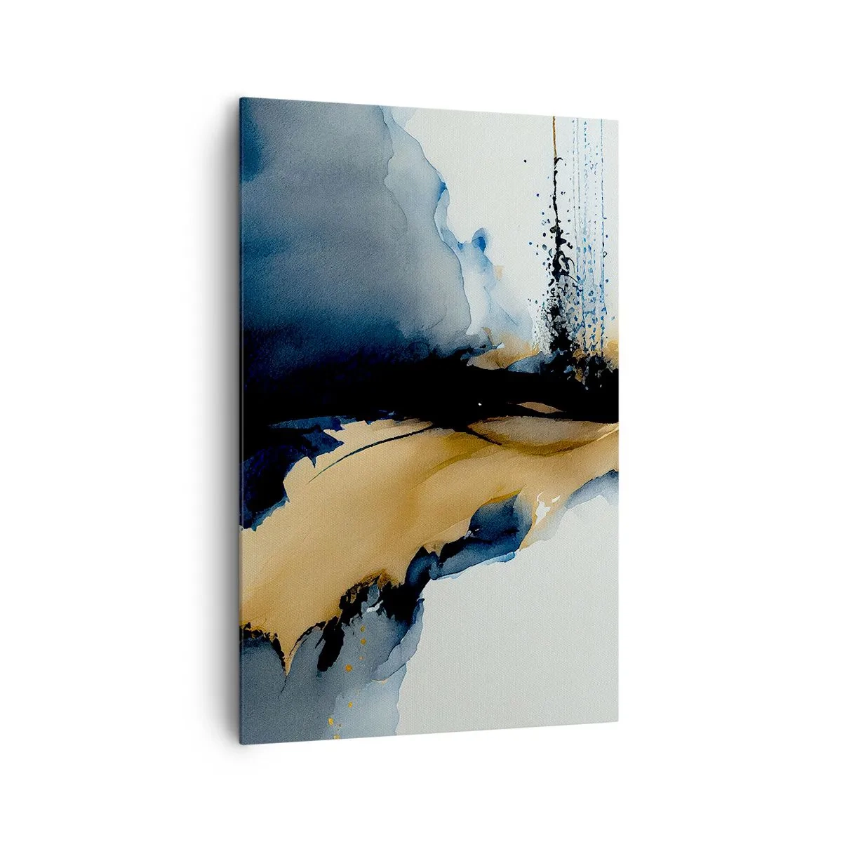 Canvastavla - Bild på duk - Bakom ridån - 80x120 cm