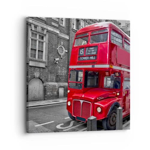 Canvastavla - Bild på duk - Alltid samma - 30x30 cm