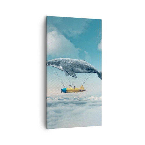 Canvastavla - Bild på duk - Varför inte? - 55x100 cm