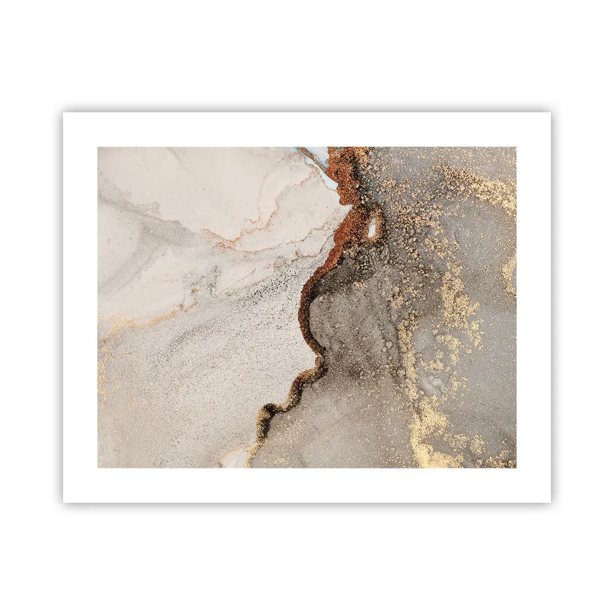 Affisch - På färgernas gräns - 50x40 cm