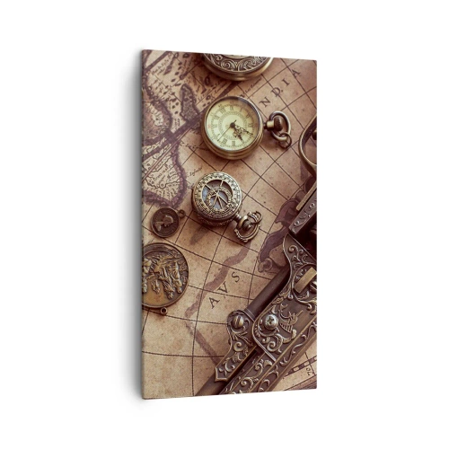 Canvastavla - Bild på duk - Äventyret kallar - 45x80 cm