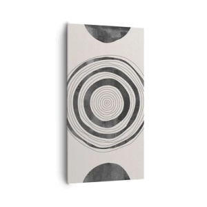 Canvastavla - Bild på duk - De viktiga sakerna däremellan - 65x120 cm