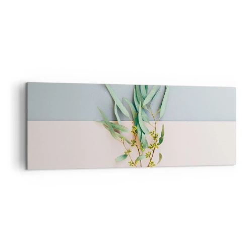 Canvastavla - Bild på duk - Pastellens subtilitet - 140x50 cm