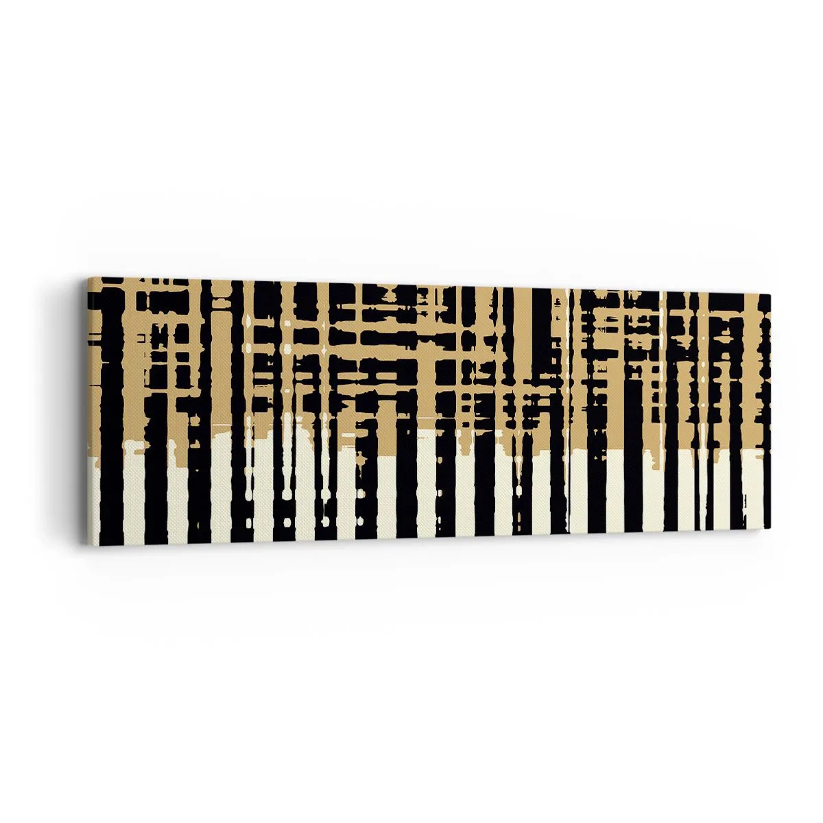 Canvastavla - Bild på duk - Arkitektonisk abstraktion - 90x30 cm