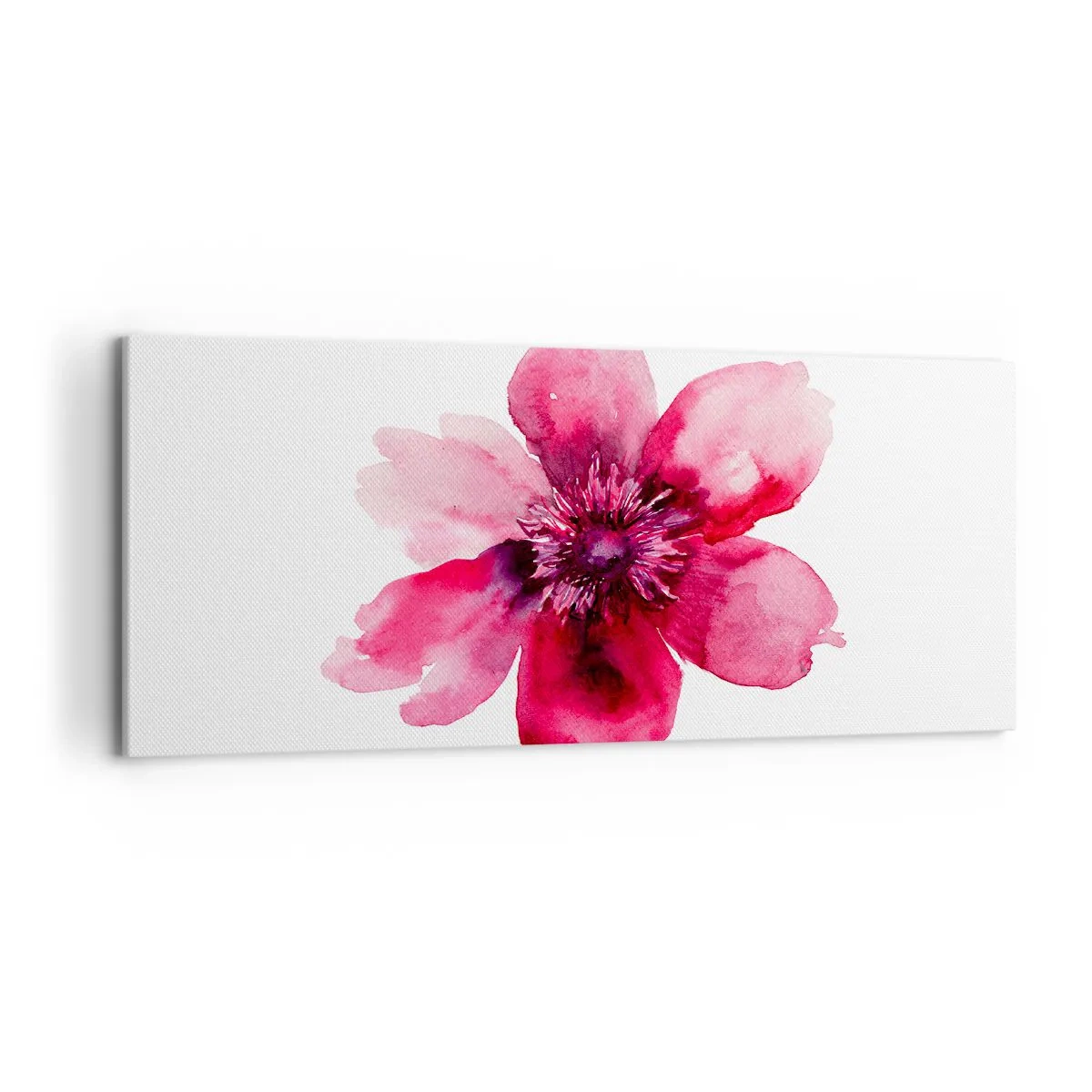 Canvastavla - Bild på duk - Doftande karminkyss - 120x50 cm