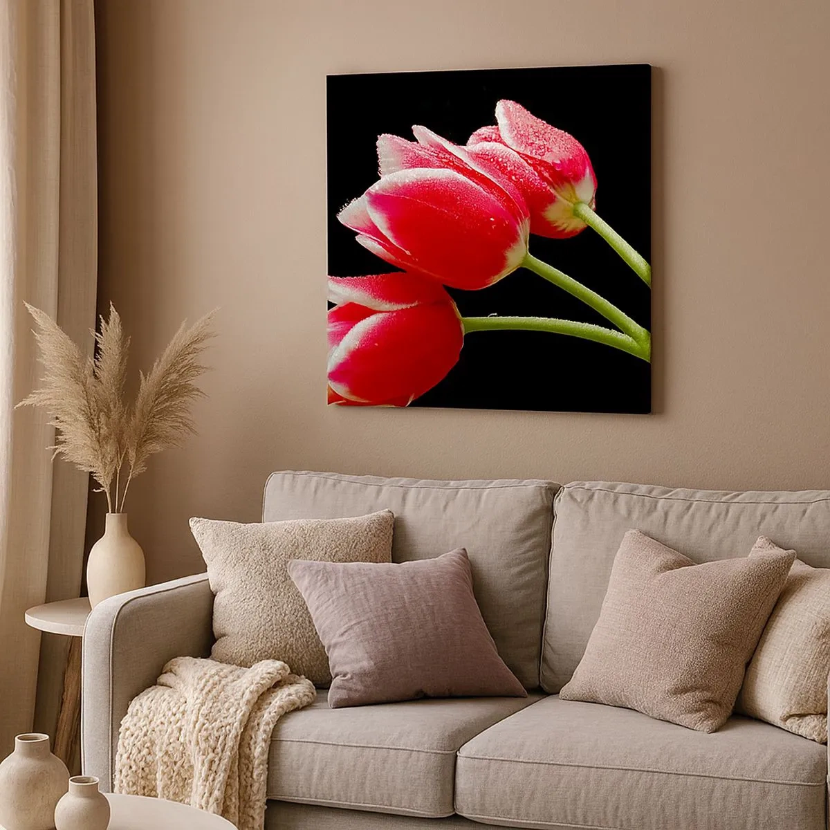 Canvastavla - Bild på duk - Ett löfte om en ren kärlek - 30x30 cm