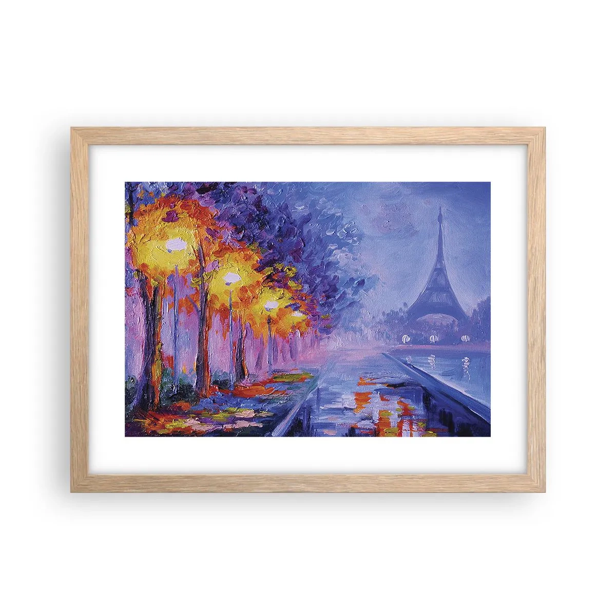 Affisch i ram av ljusek - Drömpromenad - 40x30 cm