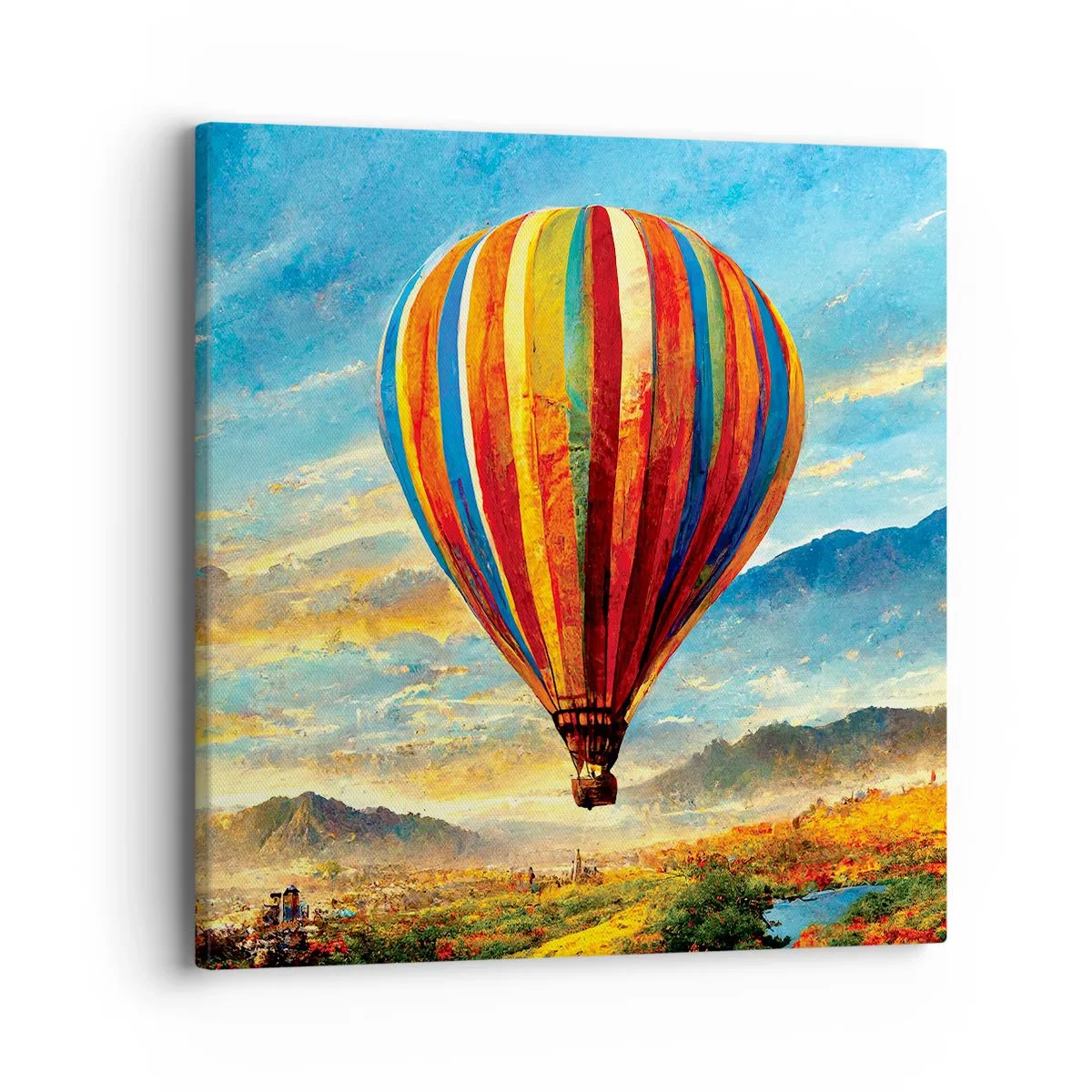 Canvastavla - Bild på duk - I tystnad ser man mer - 40x40 cm