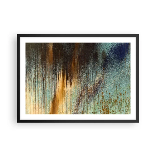 Affisch i svart ram - En oavsiktlig färgglad komposition - 70x50 cm