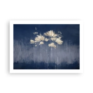 Affisch - Som kronblad i vinden - 70x50 cm