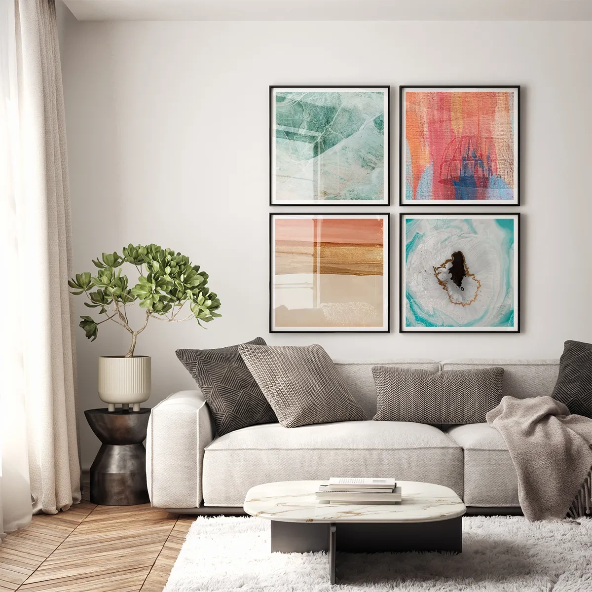 Precious stones - Inspiration till vardagsrummet