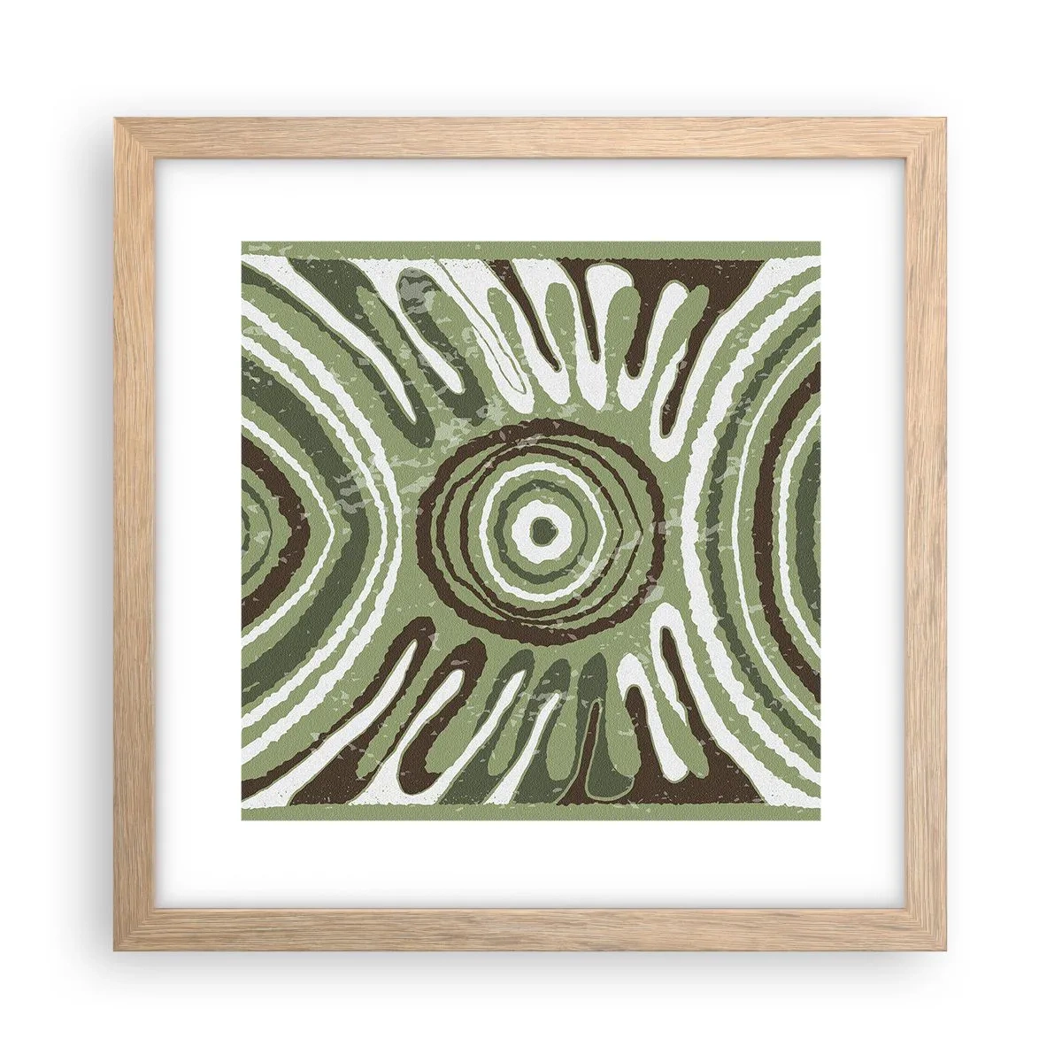 Affisch i ram av ljusek - Explosion av känslor - 30x30 cm