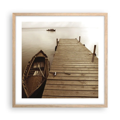 Affisch i ram av ljusek - Stora lugnet - 50x50 cm