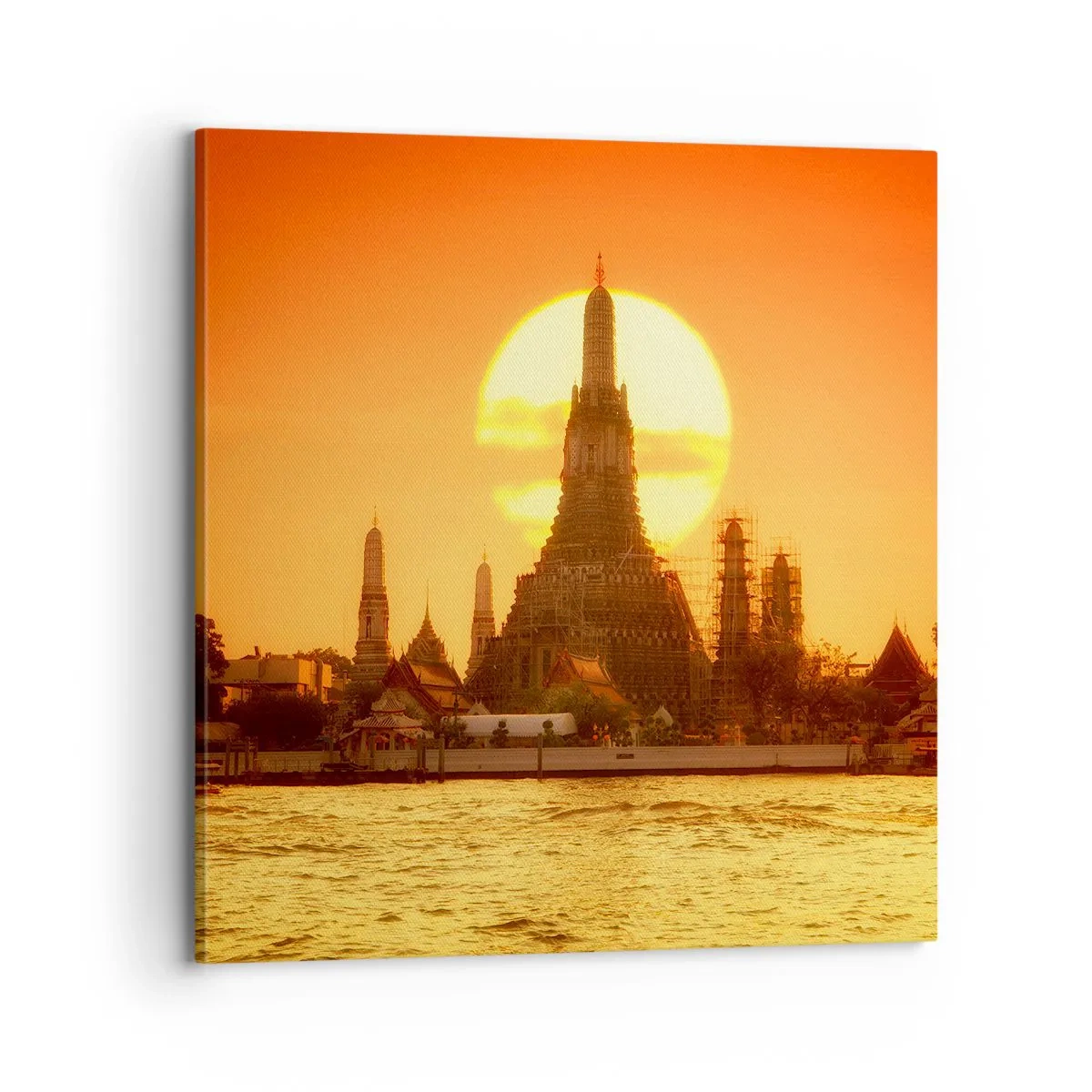 Canvastavla - Bild på duk - Mot solen, alltid mot solen - 70x70 cm