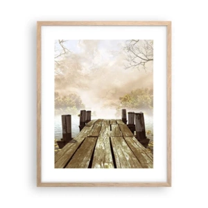 Affisch i ram av ljusek - Höstledsen - 40x50 cm