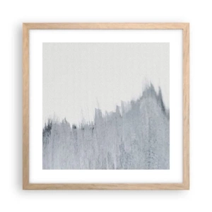 Affisch i ram av ljusek - Mystisk skiva - 40x40 cm