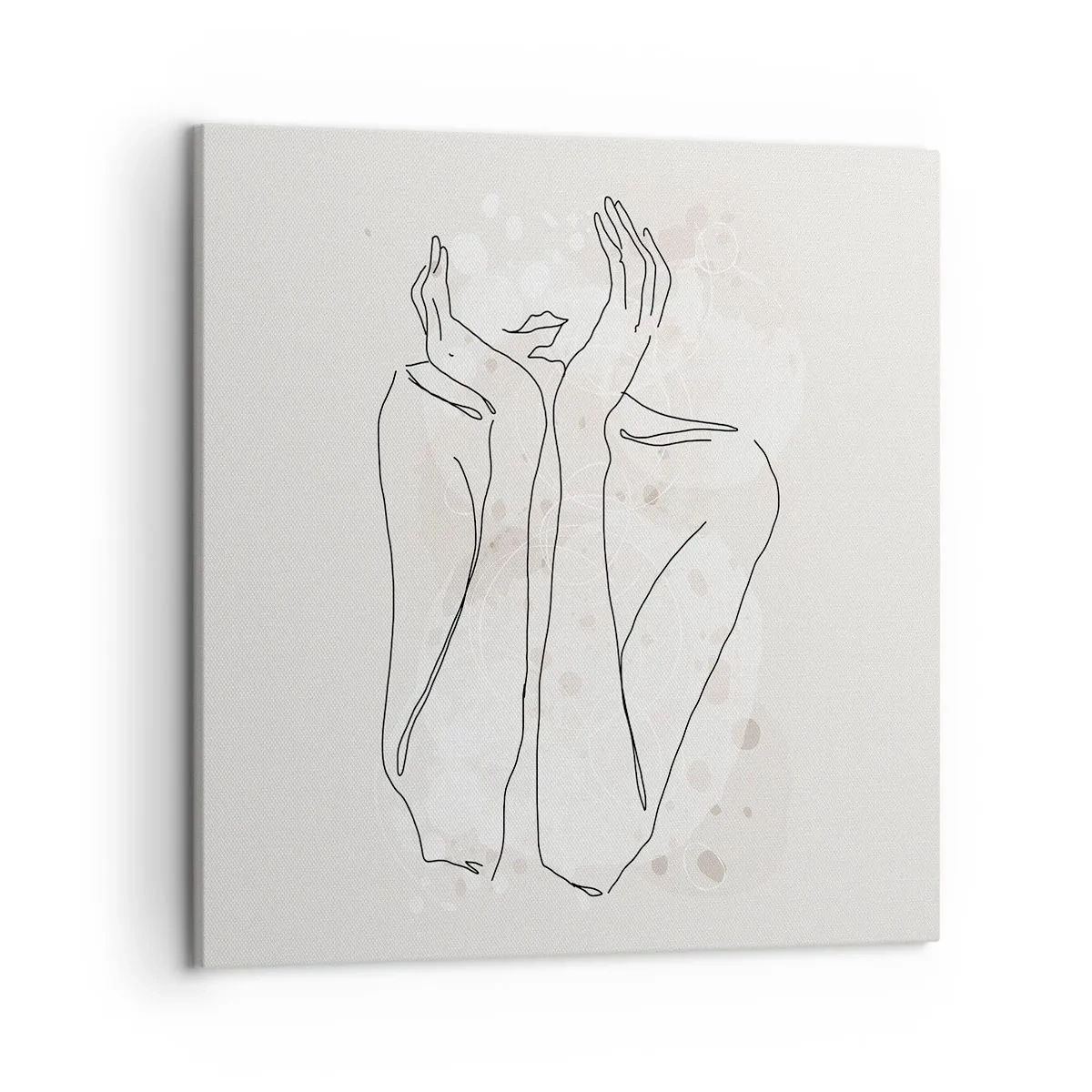 Canvastavla - Bild på duk - Drömstund - 50x50 cm