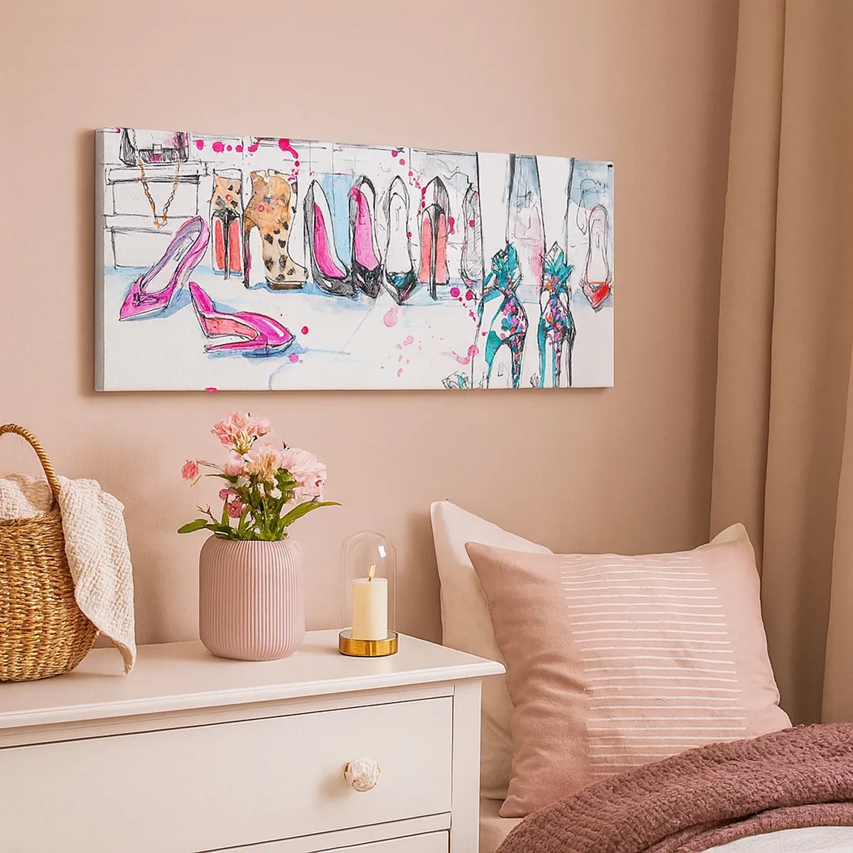 Canvastavla - Bild på duk - Sesam, öppna dig - 30x30 cm