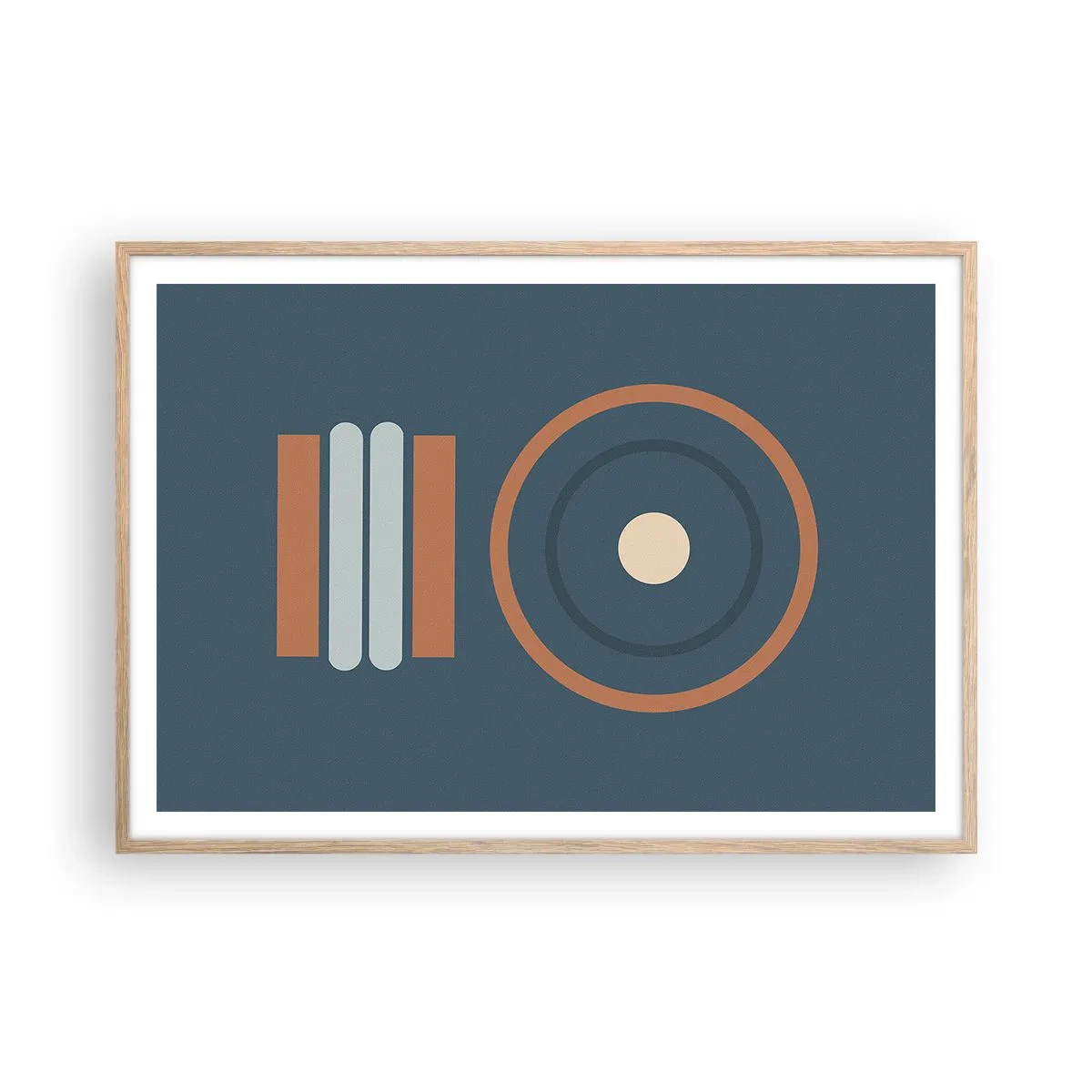 Affisch i ram av ljusek - Sakens kärna - 100x70 cm