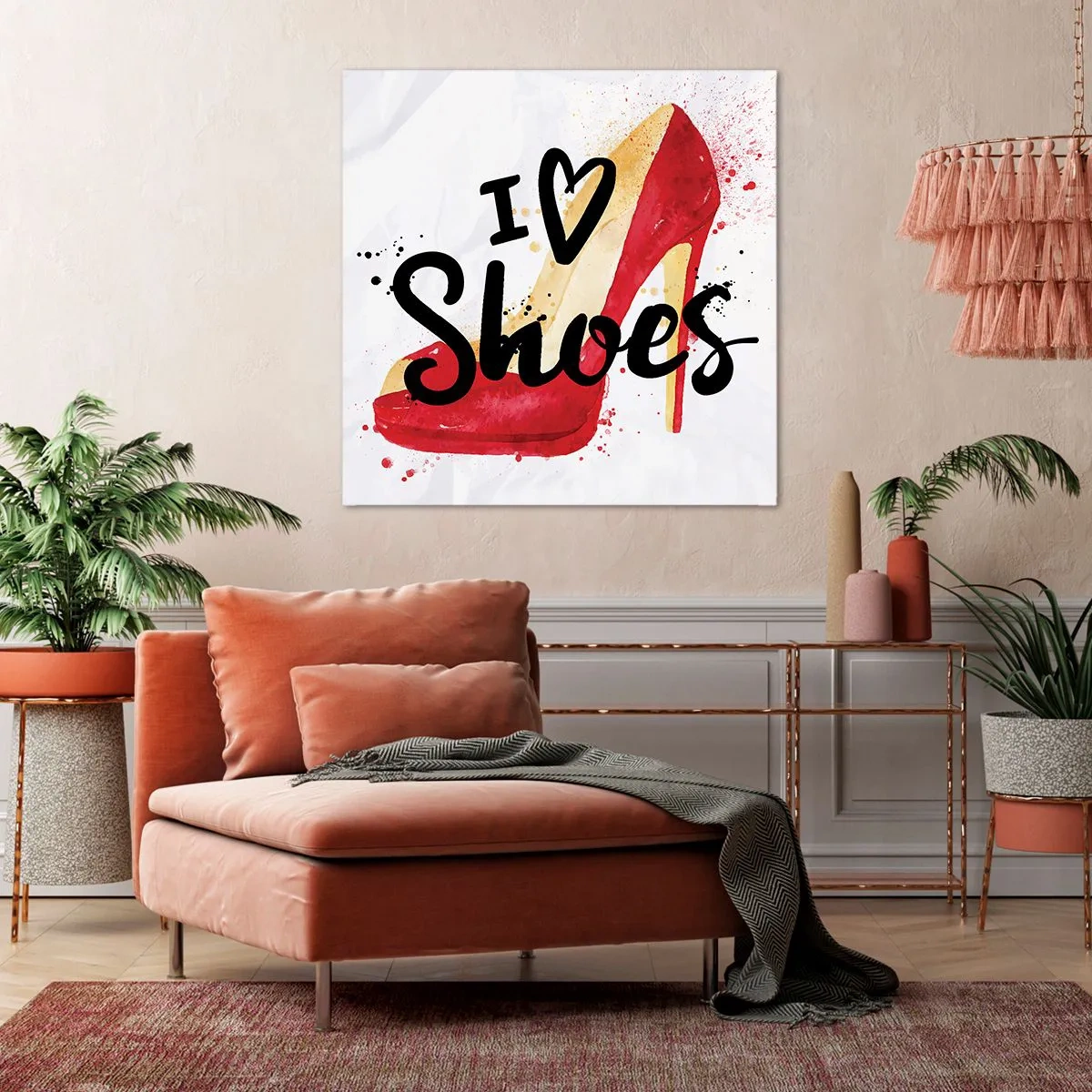 Canvastavla - Bild på duk - Kärlek har flera namn - 70x70 cm