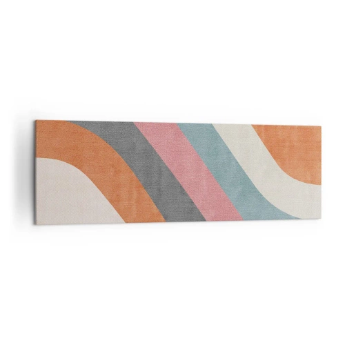 Canvastavla - Bild på duk - Diagonal komposition - rörelse - 160x50 cm