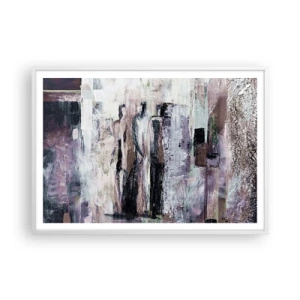 Affisch i vit ram - De mystiska tre - 100x70 cm