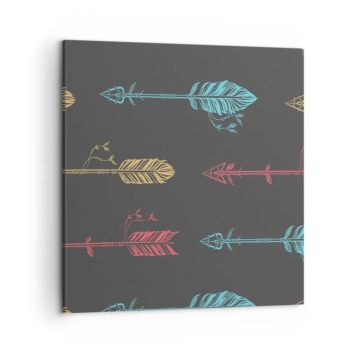 Canvastavla - Bild på duk - I ordning - 50x50 cm