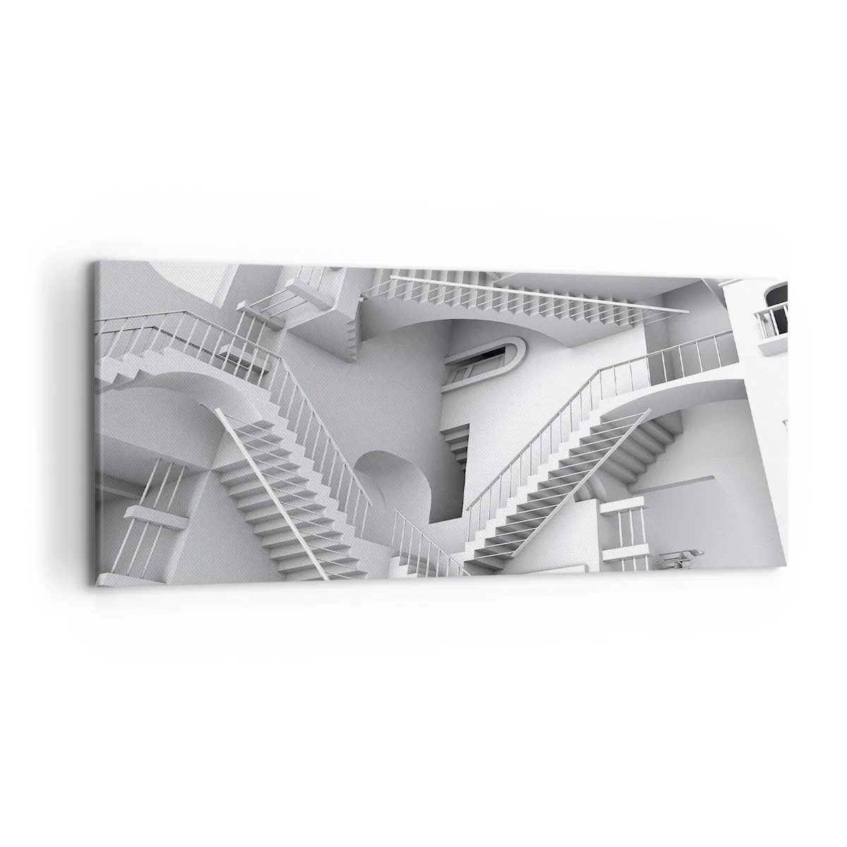 Canvastavla - Bild på duk - Rummets paradoxer - 120x50 cm