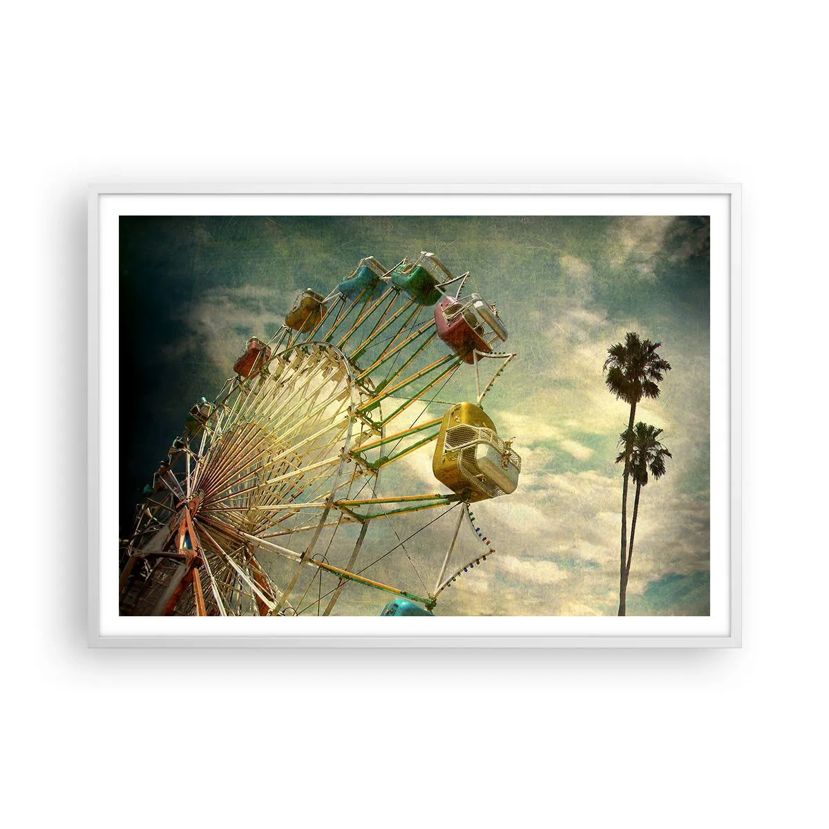 Affisch i vit ram - Kommer att bli, kommer att bli kul.... - 100x70 cm