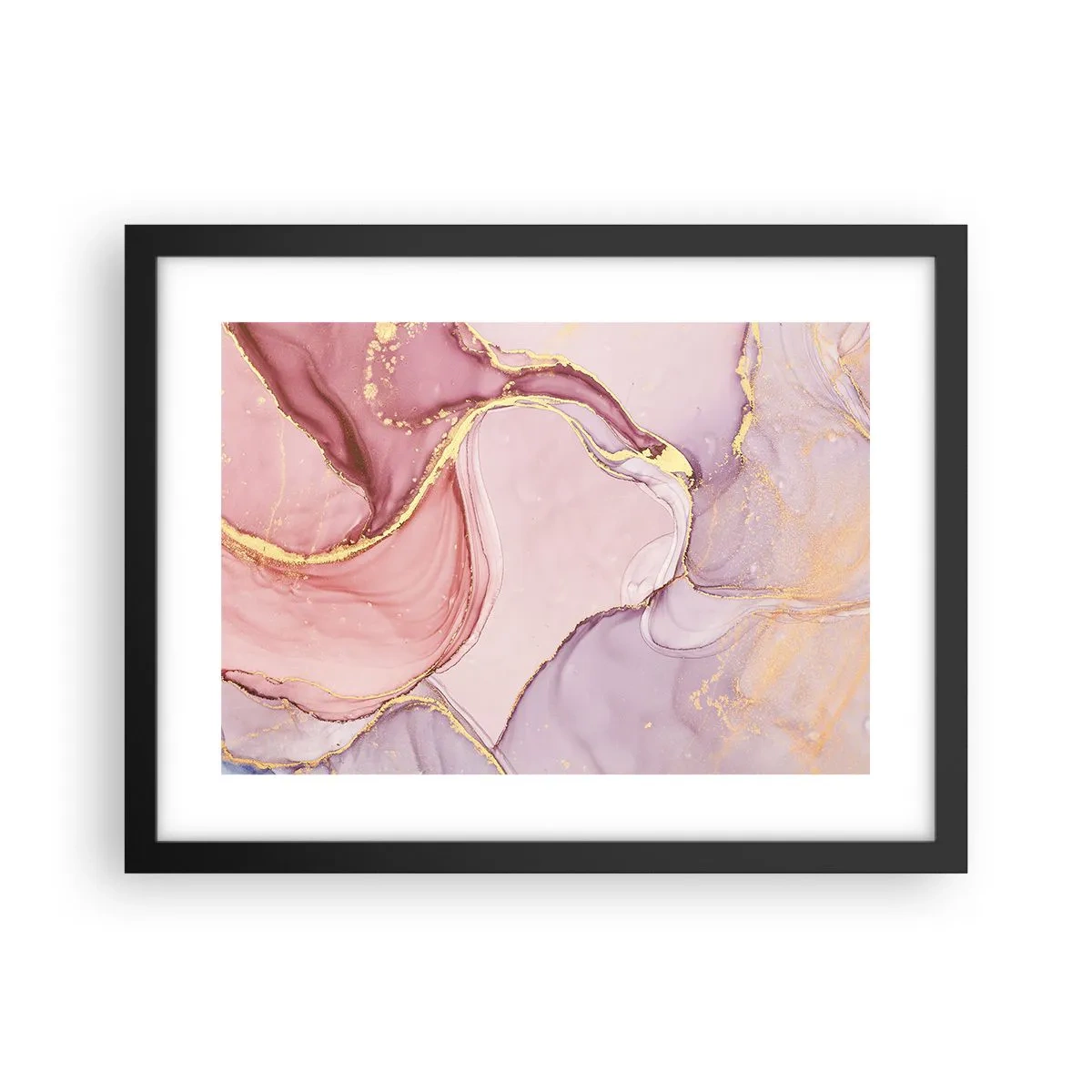 Affisch i svart ram - Färgernas smek - 40x30 cm