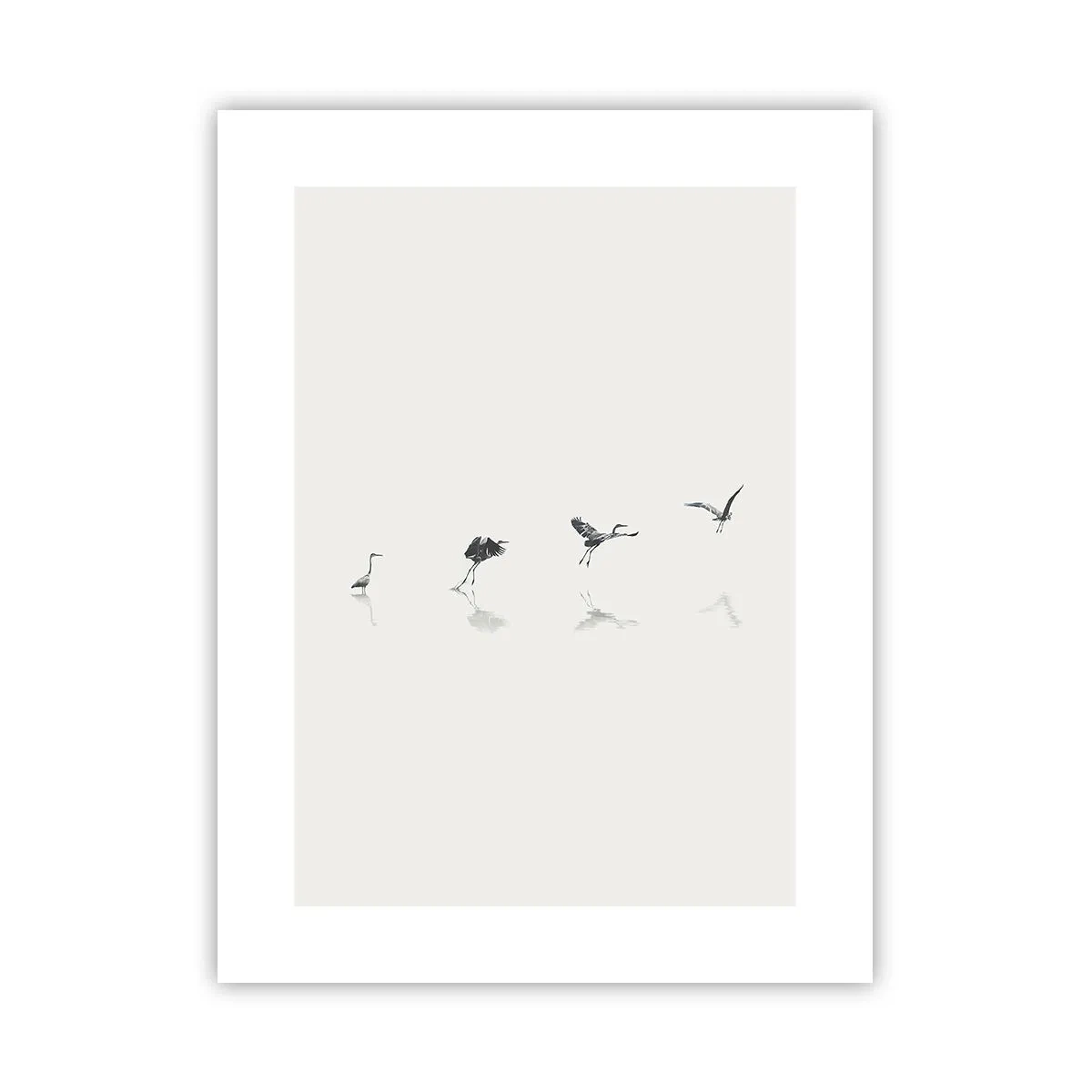 Affisch - Fyra enkla steg - 30x40 cm