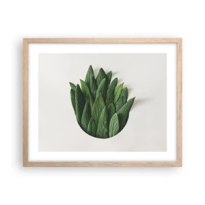 Affisch i ram av ljusek - Ostoppbar nyfikenhet - 50x40 cm