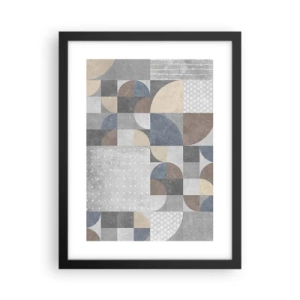 Affisch i svart ram - Keramisk fantasi - 30x40 cm