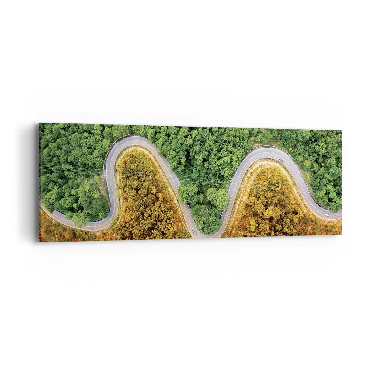 Canvastavla - Bild på duk - Gränser och genombrott - 90x30 cm