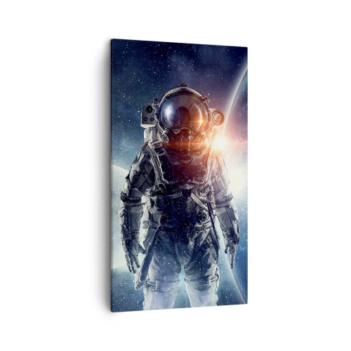 Canvastavla - Bild på duk - Äventyr i rymden - 45x80 cm