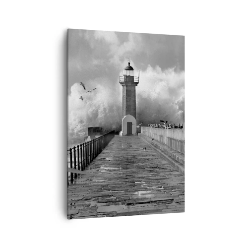 Canvastavla - Bild på duk - Orädd - 70x100 cm