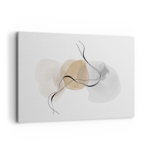Canvastavla - Bild på duk - Luftpärlor - 100x70 cm