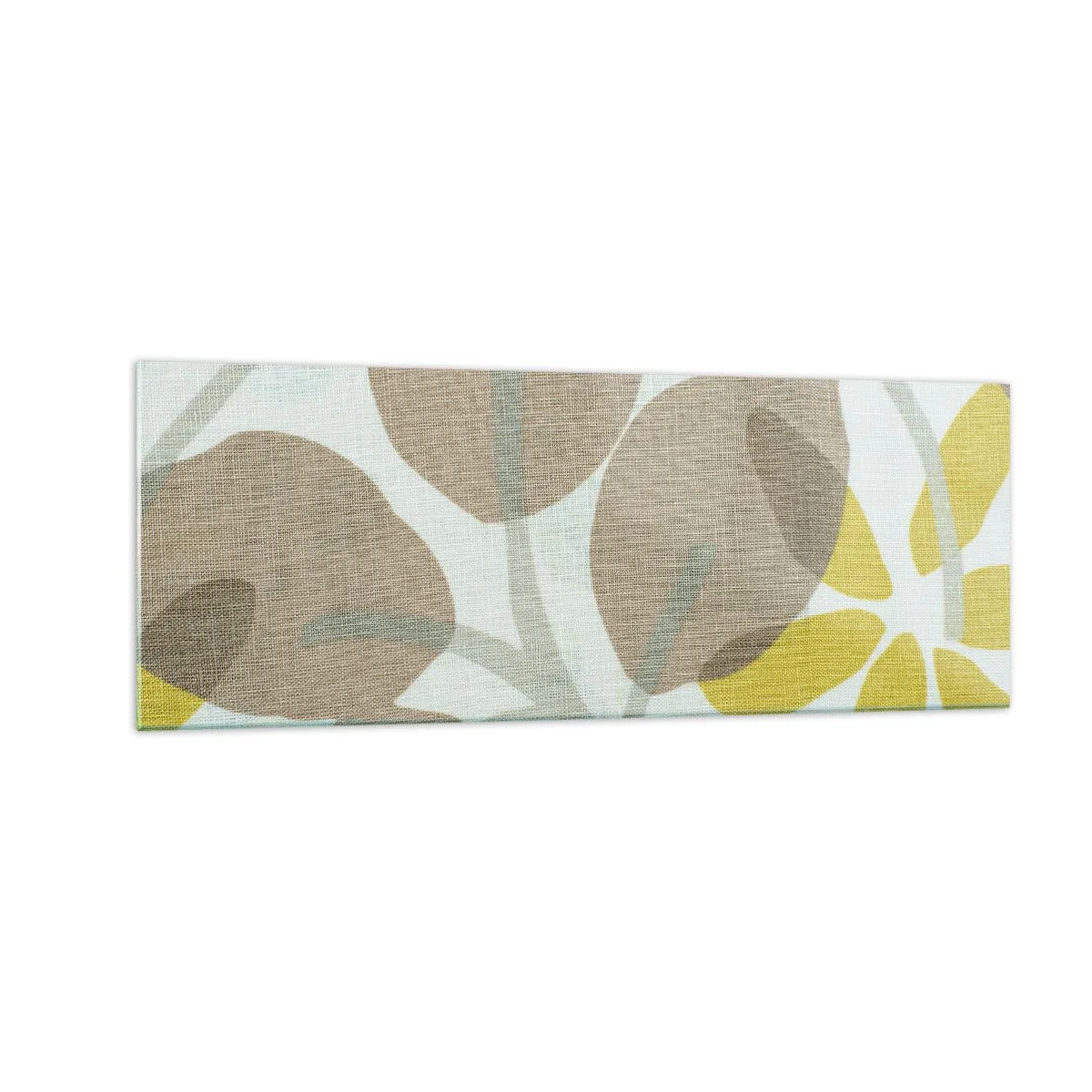 Glastavla - Bild på glas - Komposition i solskenet - 140x50 cm