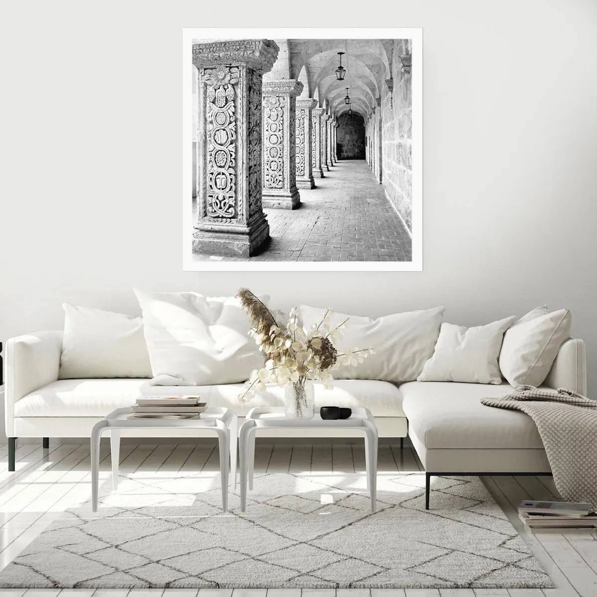 Affisch - Och vart tar det vägen? - 50x50 cm