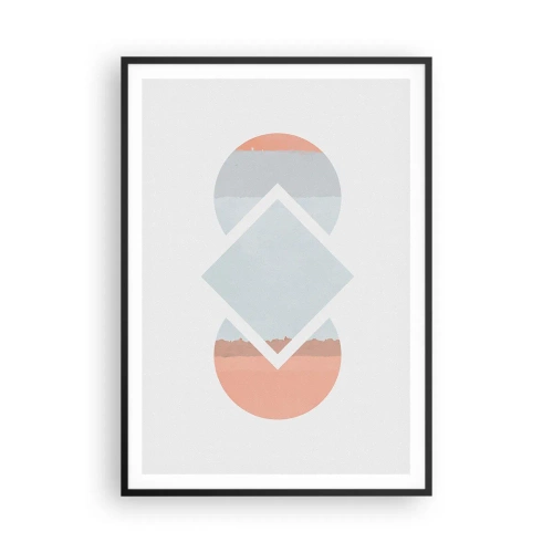 Affisch i svart ram - Situationen är klar - 70x100 cm