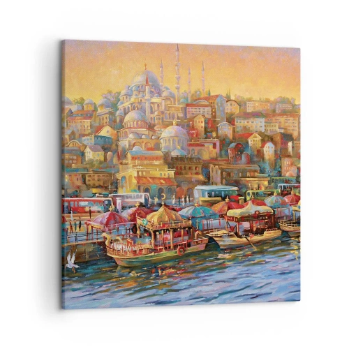 Canvastavla - Bild på duk - Istanbul-berättelse - 50x50 cm