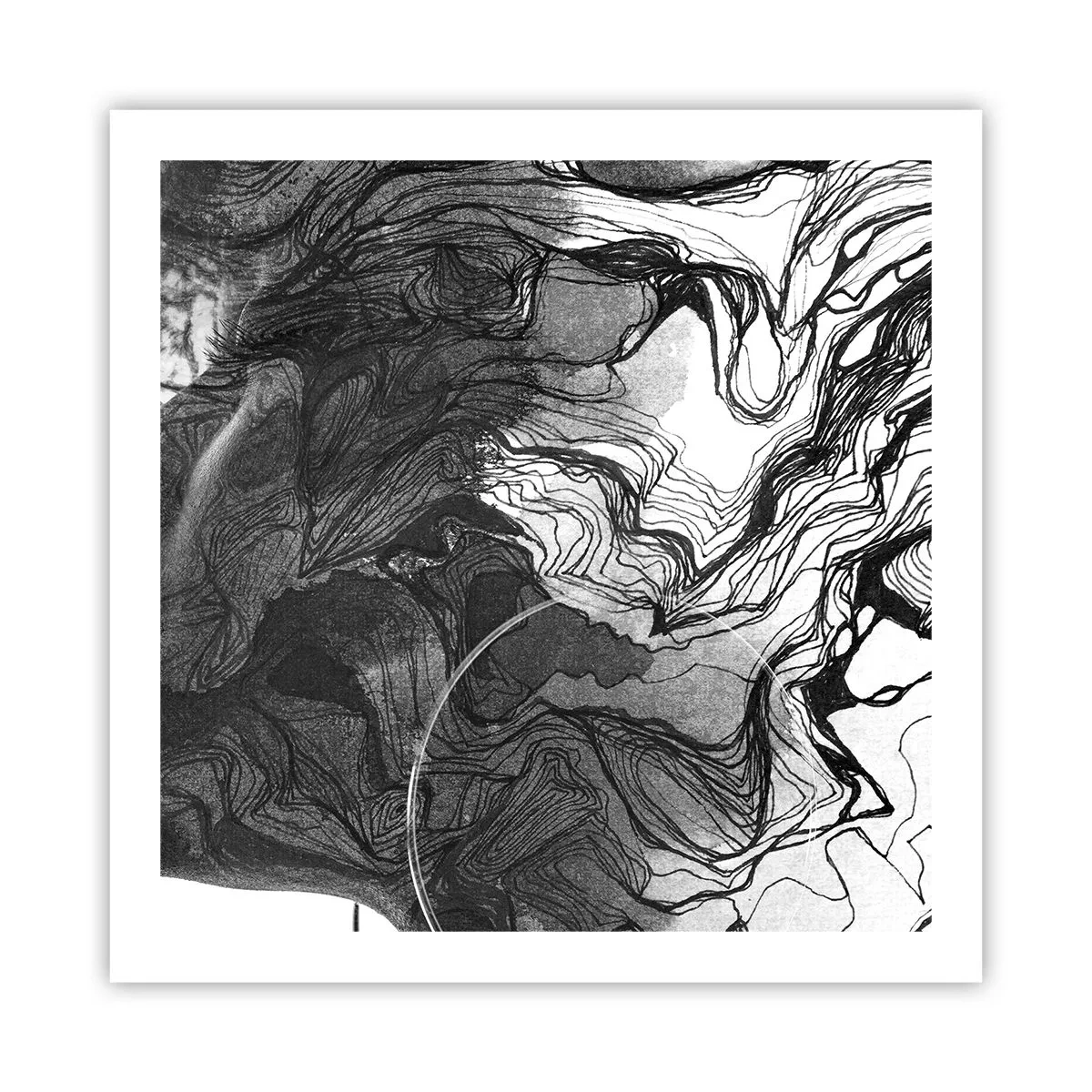 Affisch - Tilltrasslad i drömmarna - 60x60 cm