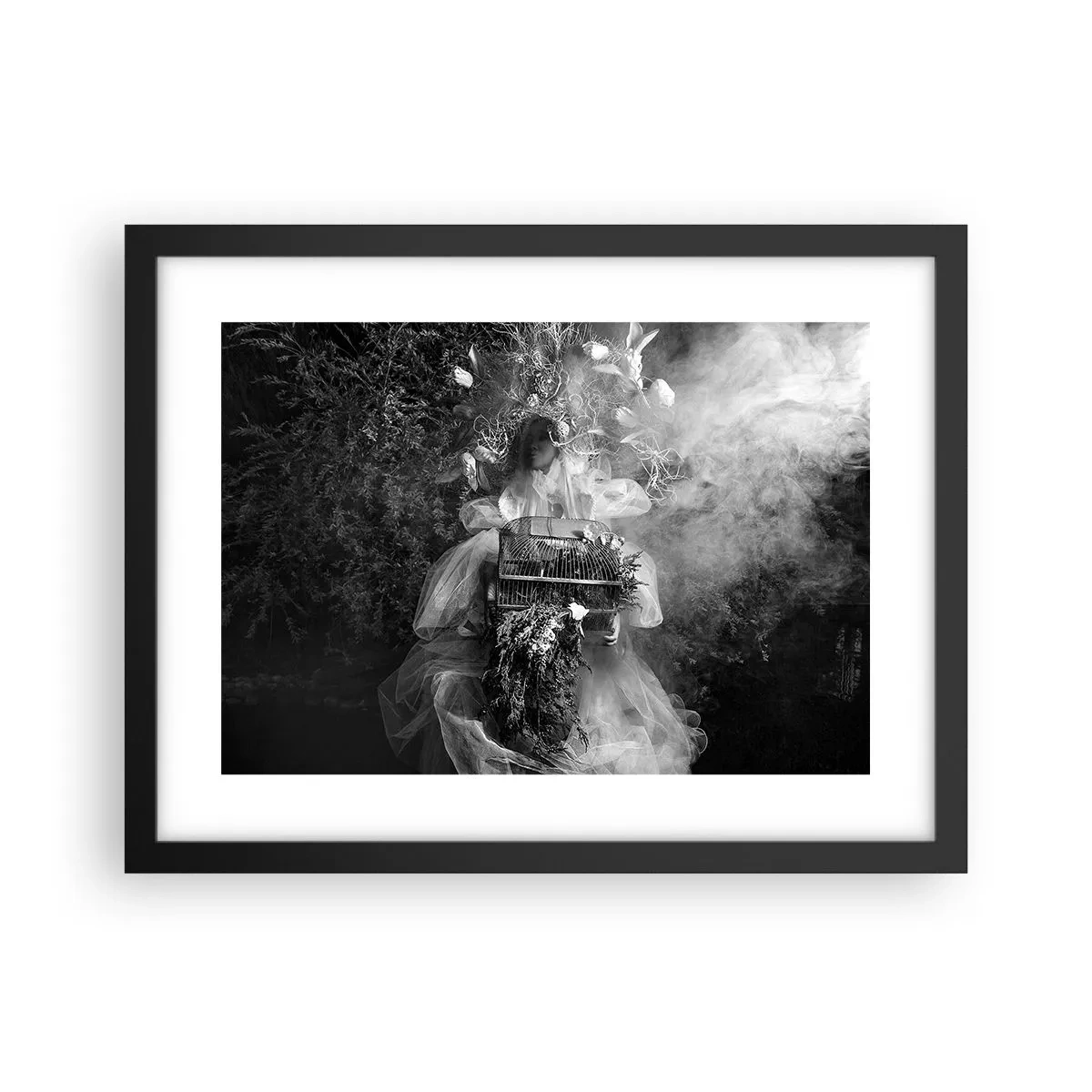 Affisch i svart ram - Bara Moder - Natur - 40x30 cm