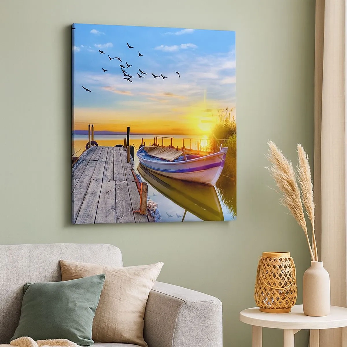 Canvastavla - Bild på duk - Adjö, vi ses imorgon - 30x30 cm