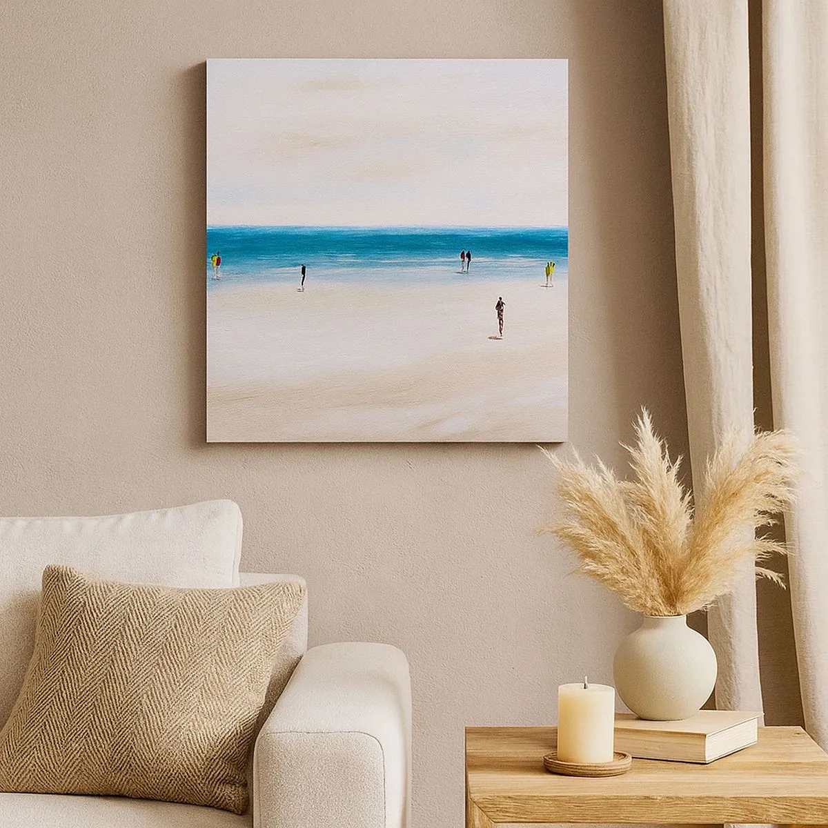 Canvastavla - Bild på duk - Ett naturligt behov - 30x30 cm